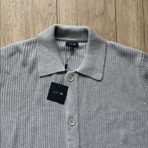 NWT Joe’s Jeans Heather Grey Button Up Cardigan Sweater Men’s Large